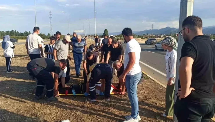 Konya’da motosiklet ile otomobil çarpıştı: 2 kişi ağır yaralandı