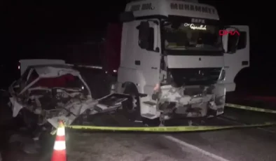 Konya’da TIR Kazasında Emekli Sürücü Hayatını Kaybetti